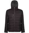 RG444 TRA241 Regatta Navigate Thermal Jacket Black / Seal Grey colour image